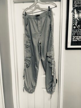 Zara Women’s Cargo Jogger Pants - Gray